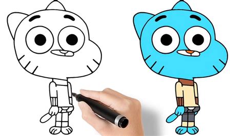 How to draw Gumball family